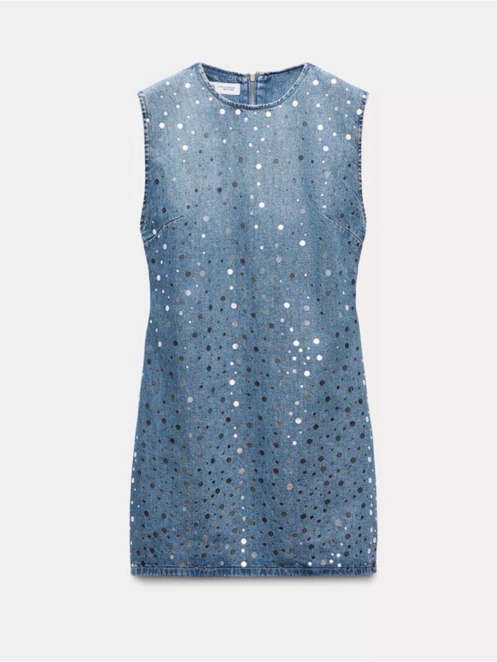 ZARA Denim Mirror Dress
